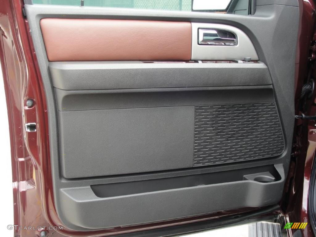 2011 Ford Expedition EL King Ranch 4x4 Chaparral Leather Door Panel Photo #42493598