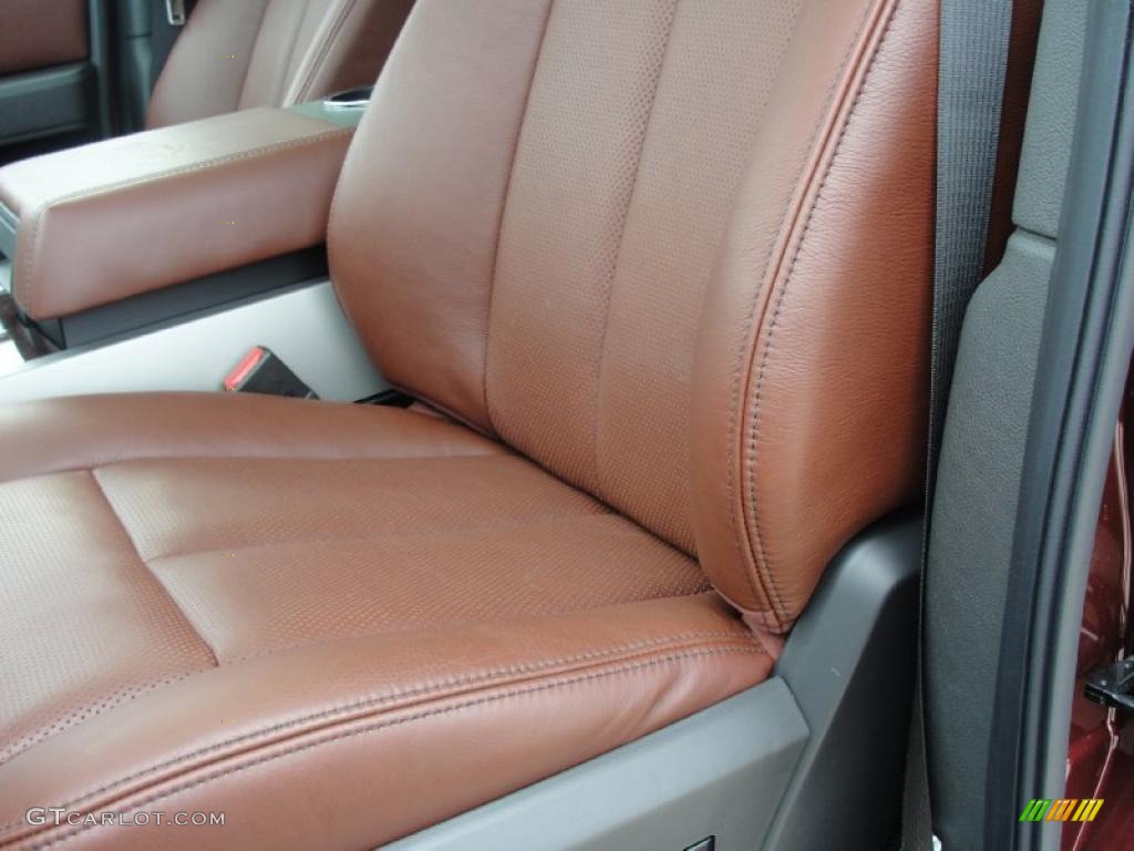 Chaparral Leather Interior 2011 Ford Expedition EL King Ranch 4x4 Photo #42493642