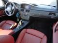 Fox Red Novillo Leather 2009 BMW M3 Coupe Dashboard