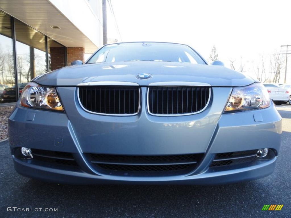 2008 3 Series 328xi Sedan - Arctic Metallic / Tobacco photo #2