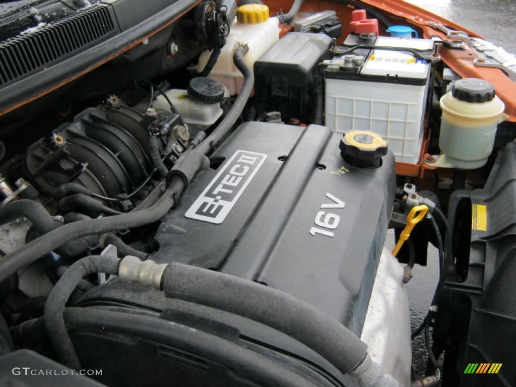 2007 Aveo 5 LS Hatchback - Spicy Orange / Charcoal Black photo #14