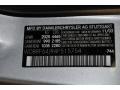  2004 C 320 Sedan Brilliant Silver Metallic Color Code 744