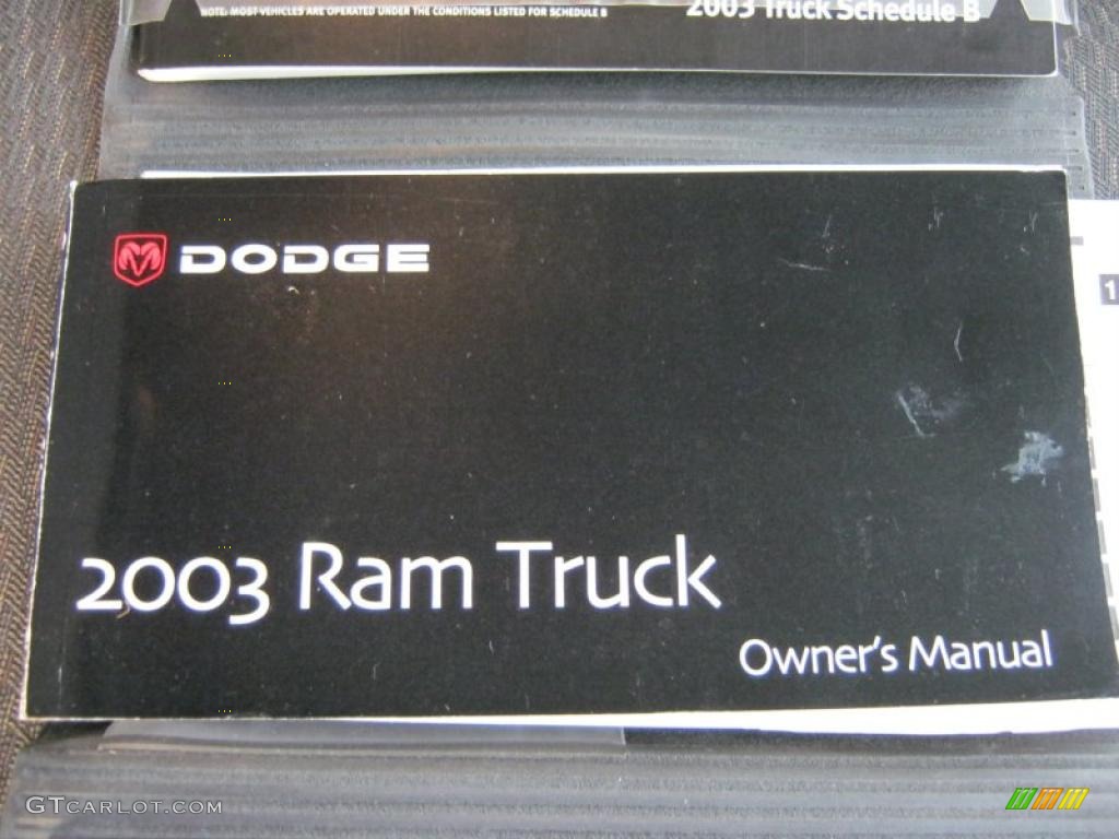 2003 Ram 1500 ST Quad Cab - Patriot Blue Pearl / Taupe photo #18