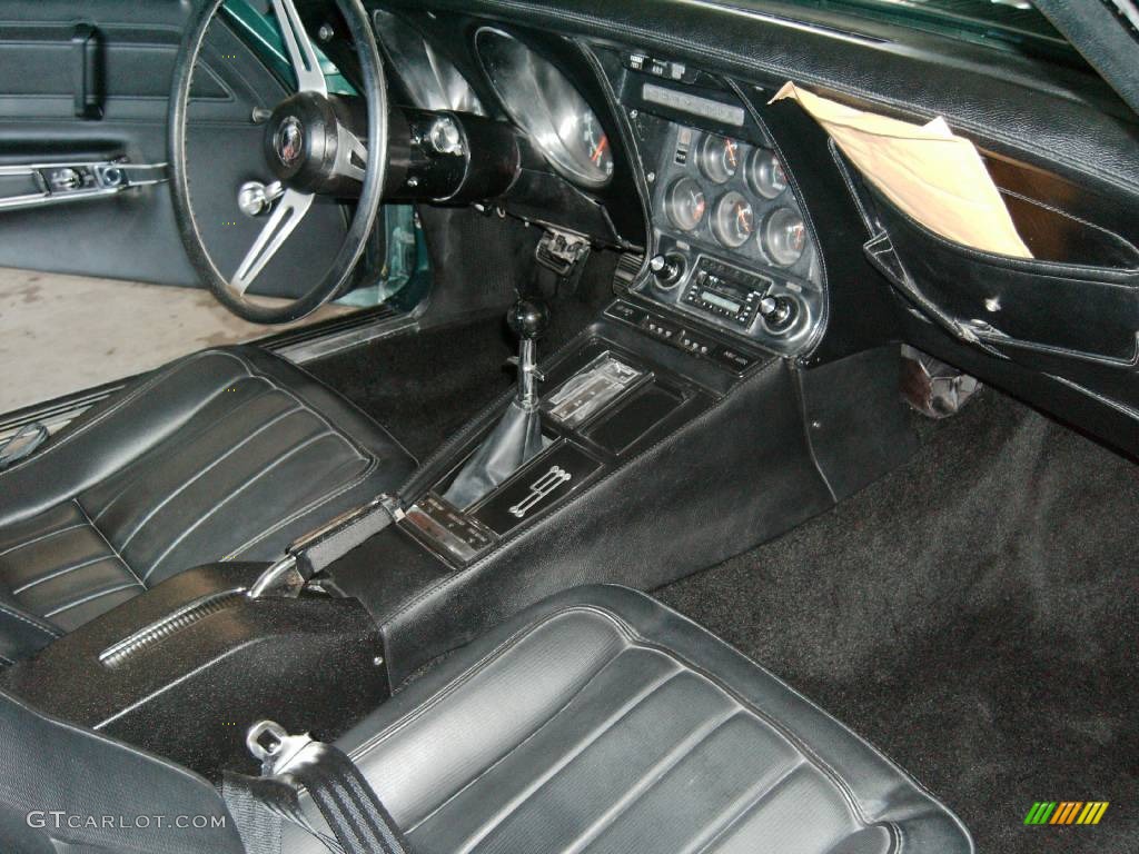 1970 Corvette Stingray Convertible - Donnybrooke Green / Black photo #34