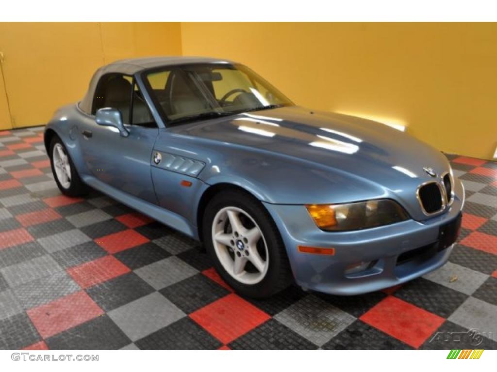 1998 Z3 2.8 Roadster - Atlanta Blue Metallic / Beige photo #1