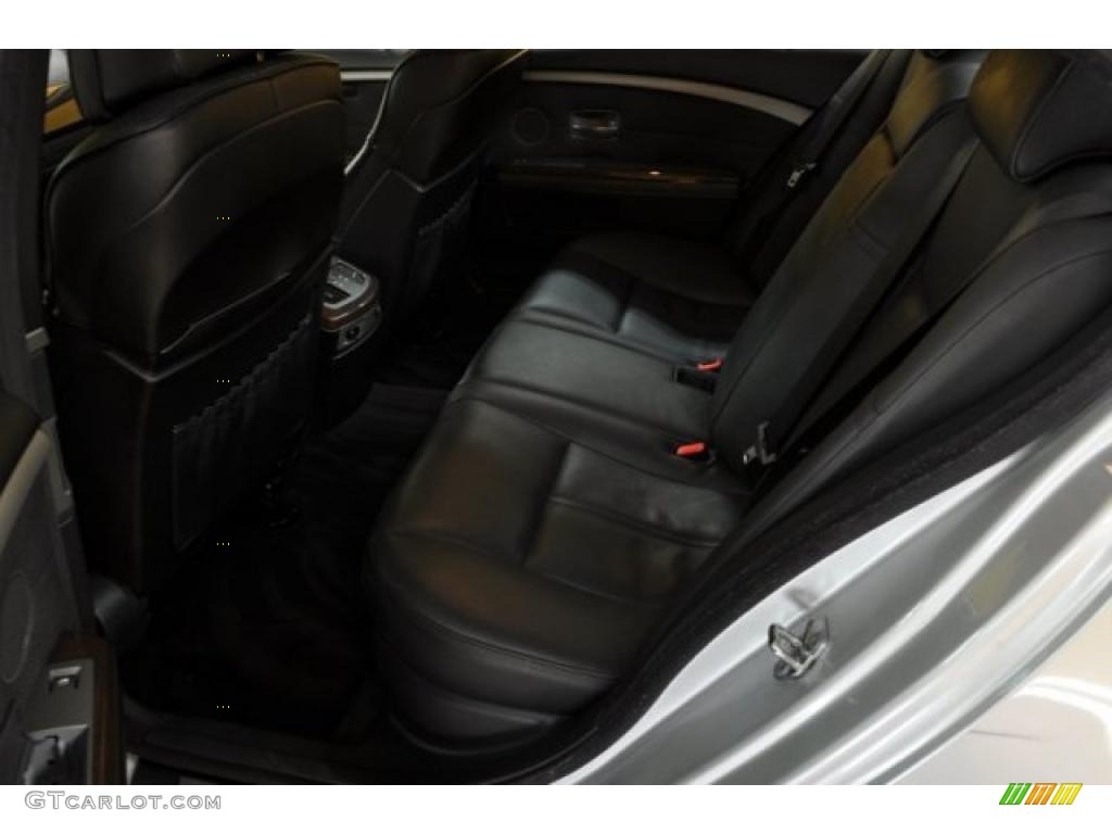2004 7 Series 745i Sedan - Titanium Silver Metallic / Black/Black photo #13