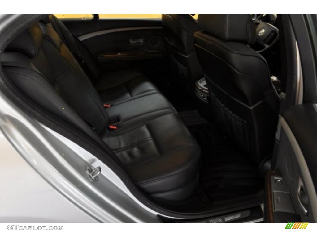 2004 7 Series 745i Sedan - Titanium Silver Metallic / Black/Black photo #15