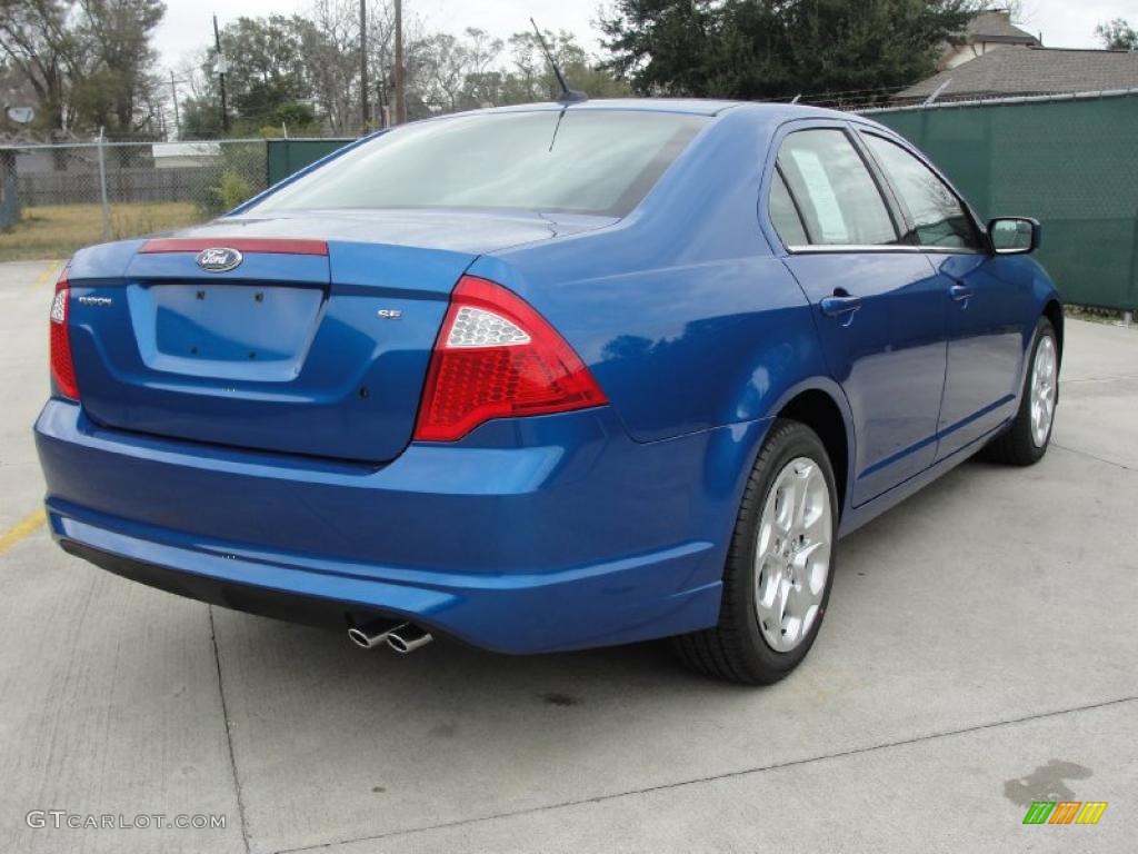 2011 Fusion SE - Blue Flame Metallic / Charcoal Black photo #3