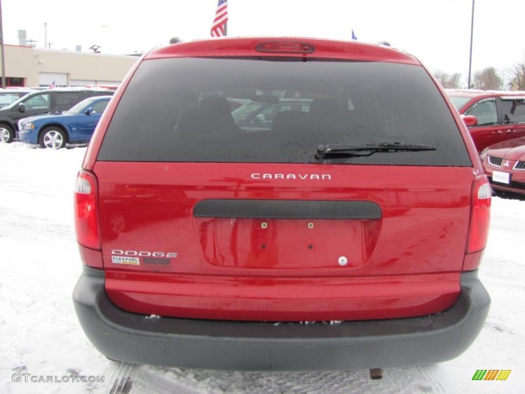 Inferno Red Crystal Pearl 2007 Dodge Caravan SE Exterior Photo #42500074