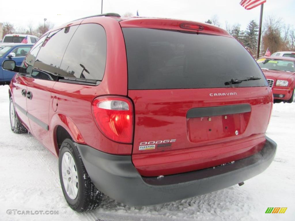 Inferno Red Crystal Pearl 2007 Dodge Caravan SE Exterior Photo #42500090