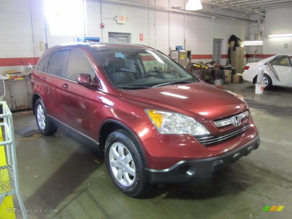 2008 CR-V EX-L 4WD - Tango Red Pearl / Gray photo #3