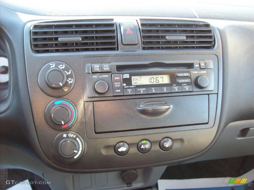 2002 Honda Civic EX Sedan Controls Photo #42501915