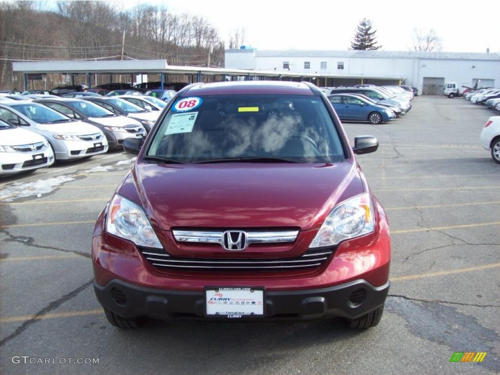 2008 CR-V EX 4WD - Tango Red Pearl / Gray photo #3