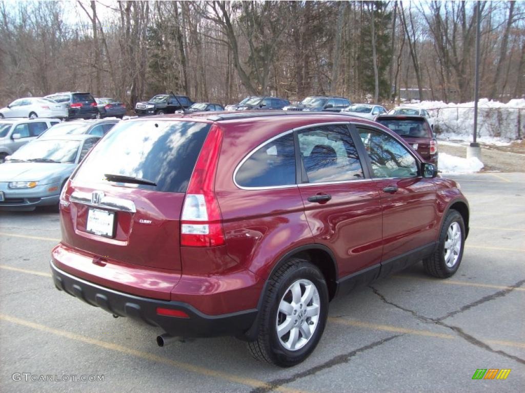2008 CR-V EX 4WD - Tango Red Pearl / Gray photo #20