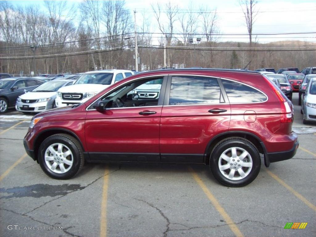 2008 CR-V EX 4WD - Tango Red Pearl / Gray photo #22