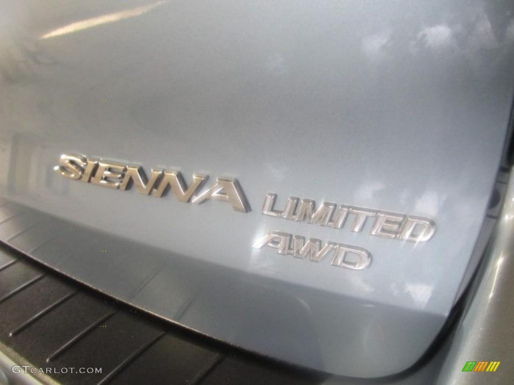 2008 Sienna Limited AWD - Blue Mirage Metallic / Stone photo #6