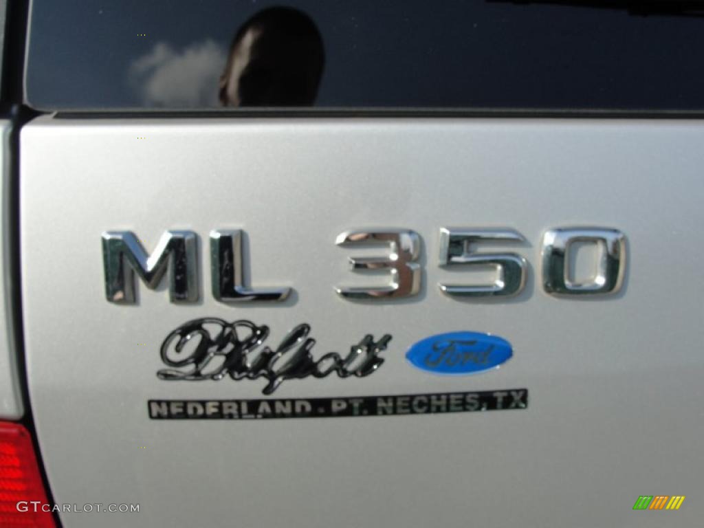2005 ML 350 4Matic - Brilliant Silver Metallic / Ash photo #21