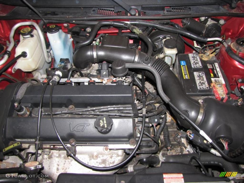 2003 Ford Escort ZX2 Coupe 2.0 Liter DOHC 16-Valve VVT 4 Cylinder Engine Photo #42505075