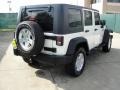 2007 Stone White Jeep Wrangler Unlimited X 4x4  photo #3