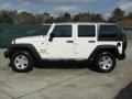 2007 Stone White Jeep Wrangler Unlimited X 4x4  photo #6