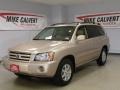 2004 Vintage Gold Metallic Toyota Highlander I4  photo #1