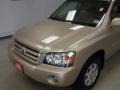 2004 Vintage Gold Metallic Toyota Highlander I4  photo #5