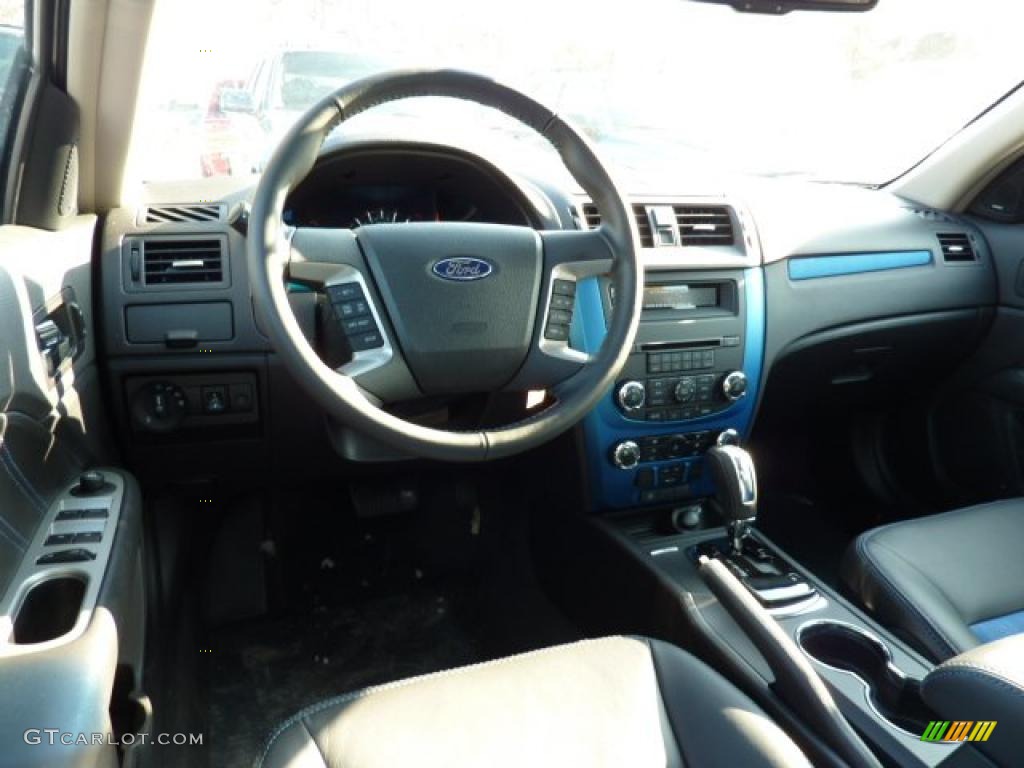 Sport Blue/Charcoal Black Interior 2011 Ford Fusion Sport Photo #42506018