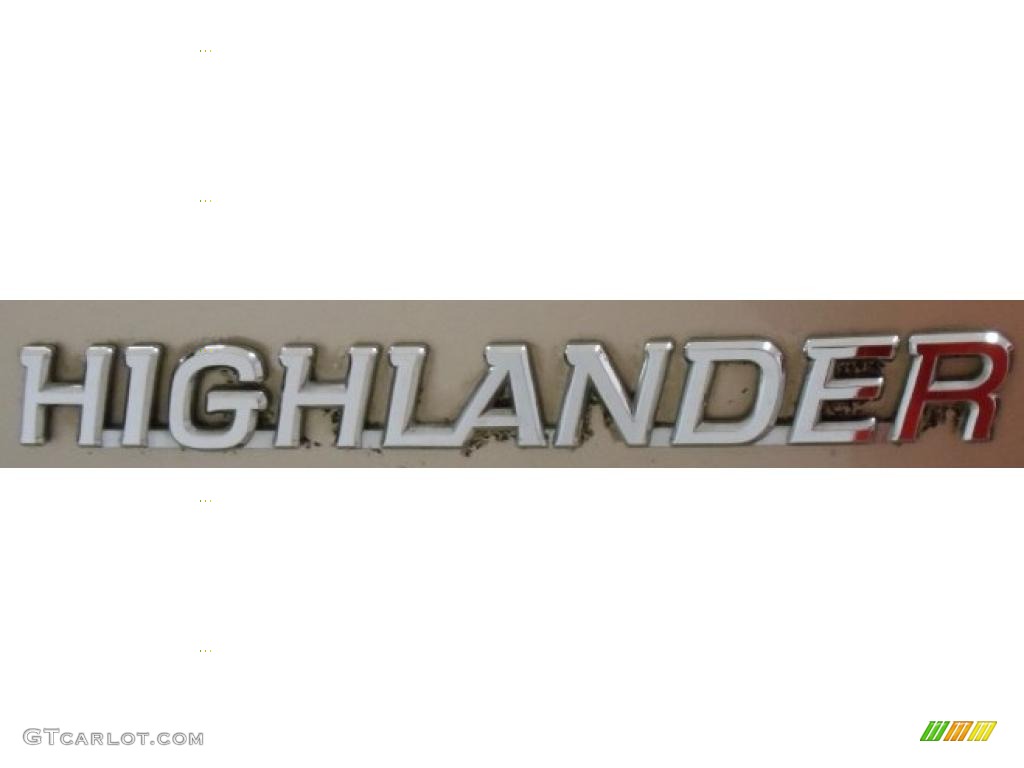 2004 Highlander I4 - Vintage Gold Metallic / Ivory photo #9