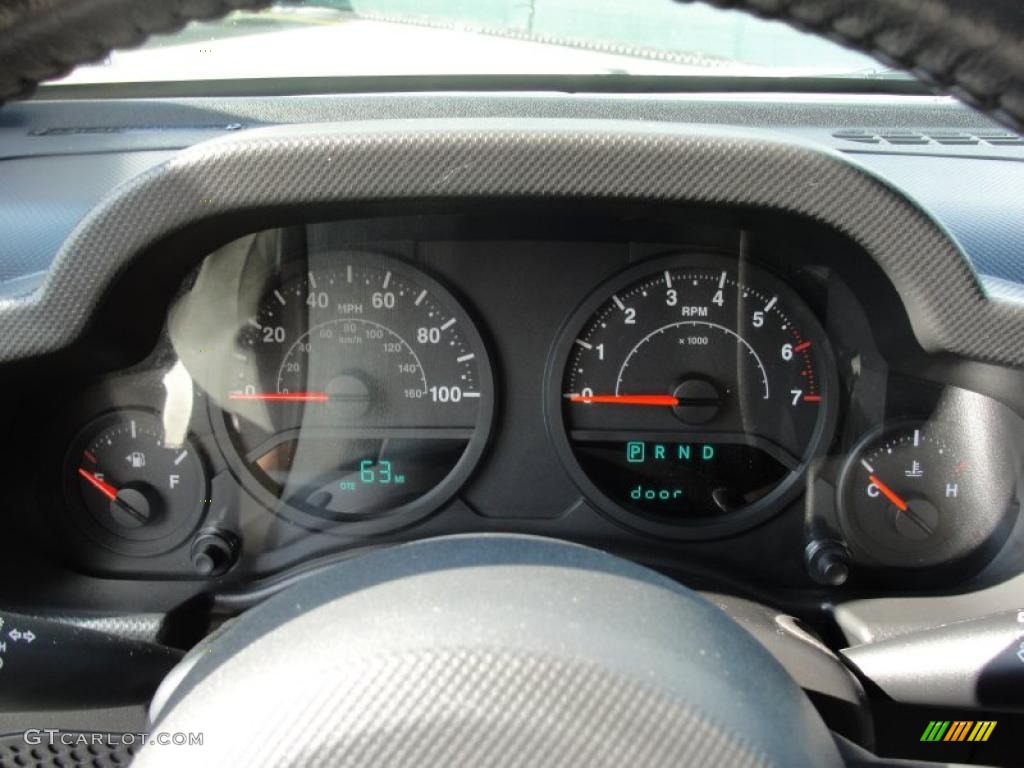 2007 Jeep Wrangler Unlimited X 4x4 Gauges Photo #42506387