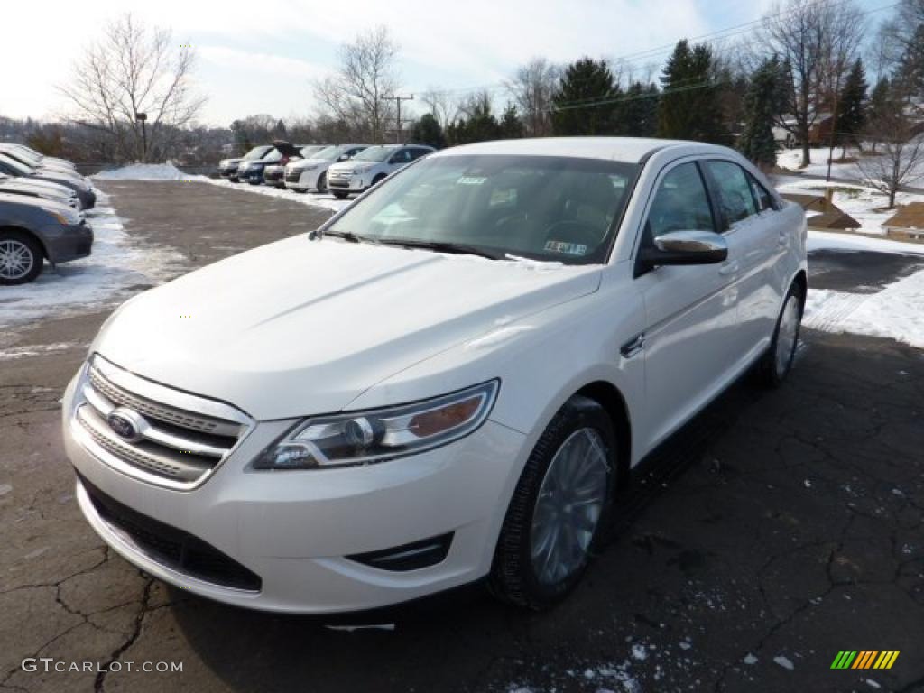 White Platinum Tri-Coat 2011 Ford Taurus Limited Exterior Photo #42507235