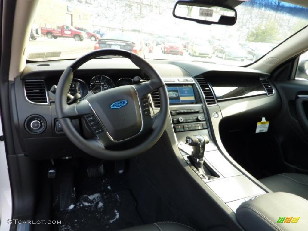 2011 Ford Taurus Limited Charcoal Black Dashboard Photo #42507323