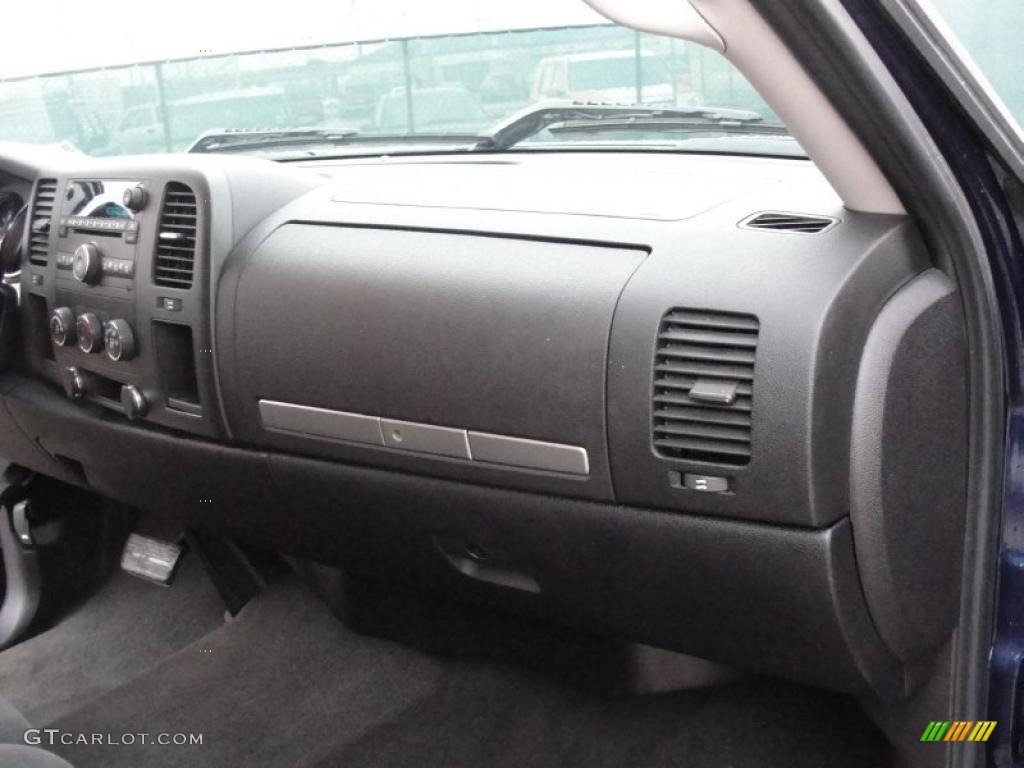 2008 Silverado 1500 LT Extended Cab - Dark Blue Metallic / Ebony photo #26