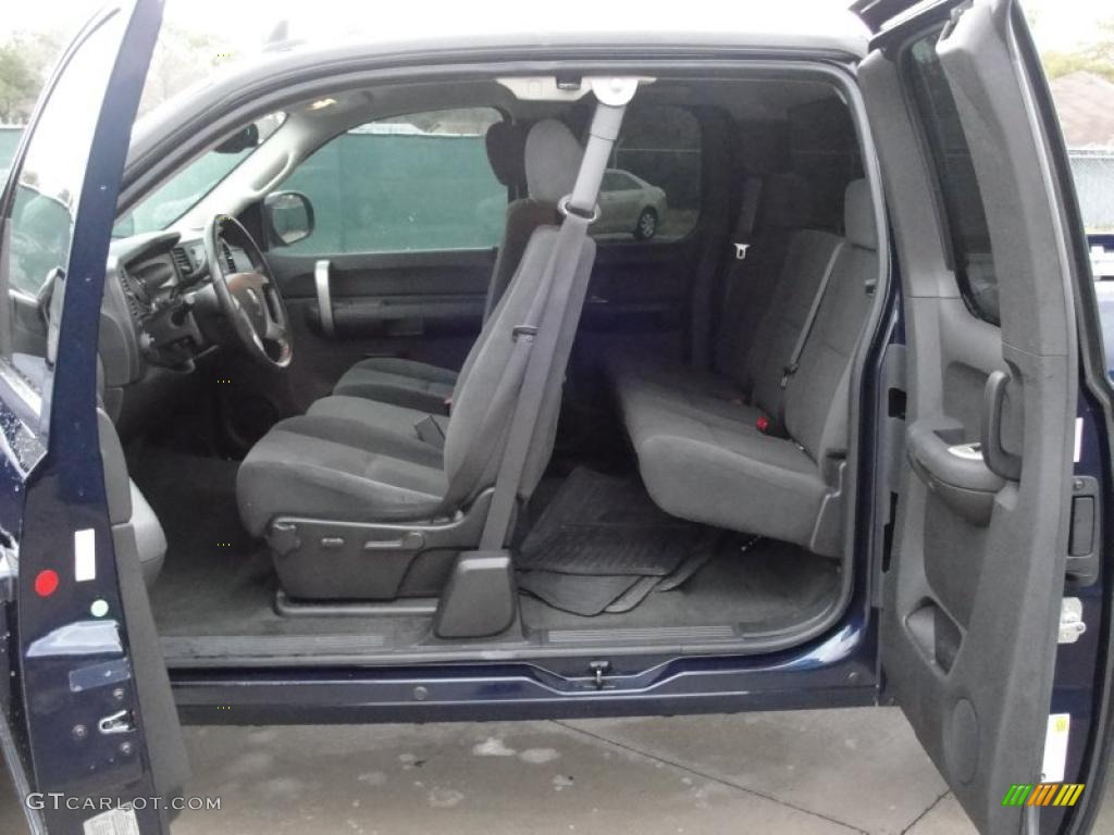 2008 Silverado 1500 LT Extended Cab - Dark Blue Metallic / Ebony photo #30