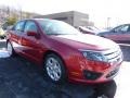 2011 Red Candy Metallic Ford Fusion SE  photo #1