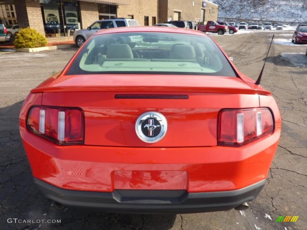 2011 Mustang V6 Coupe - Race Red / Stone photo #3