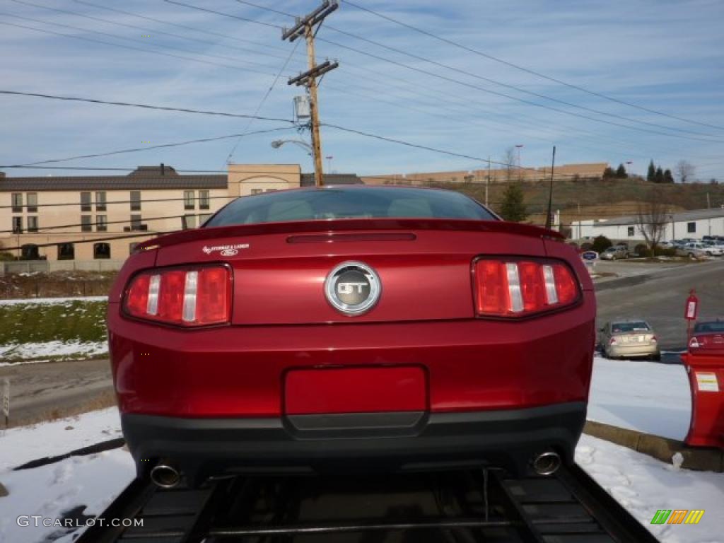 2011 Mustang GT Coupe - Red Candy Metallic / Stone photo #3