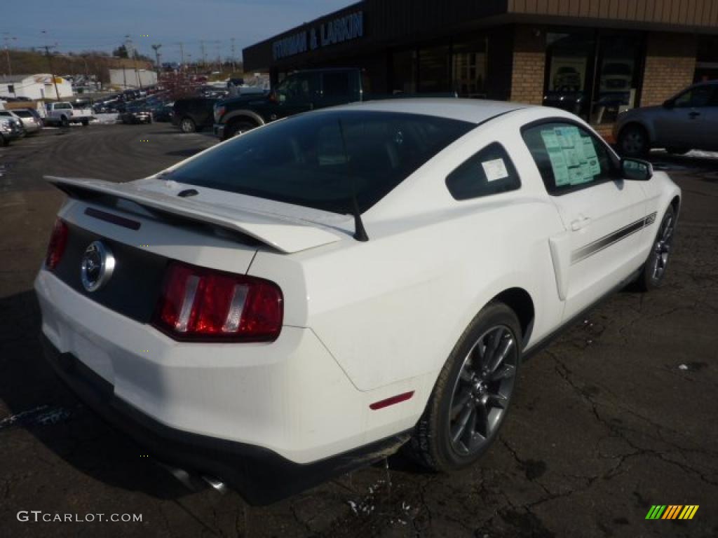 2011 Mustang GT/CS California Special Coupe - Performance White / CS Charcoal Black/Carbon photo #2