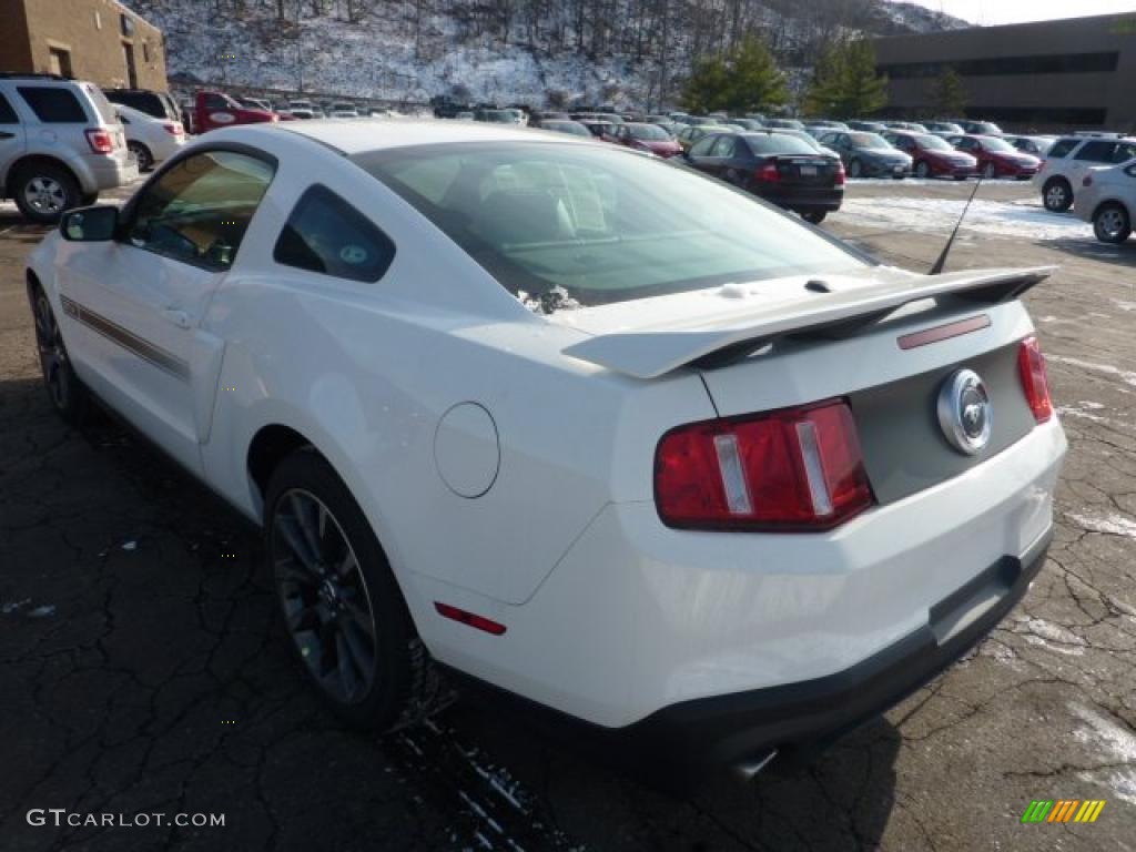 2011 Mustang GT/CS California Special Coupe - Performance White / CS Charcoal Black/Carbon photo #4