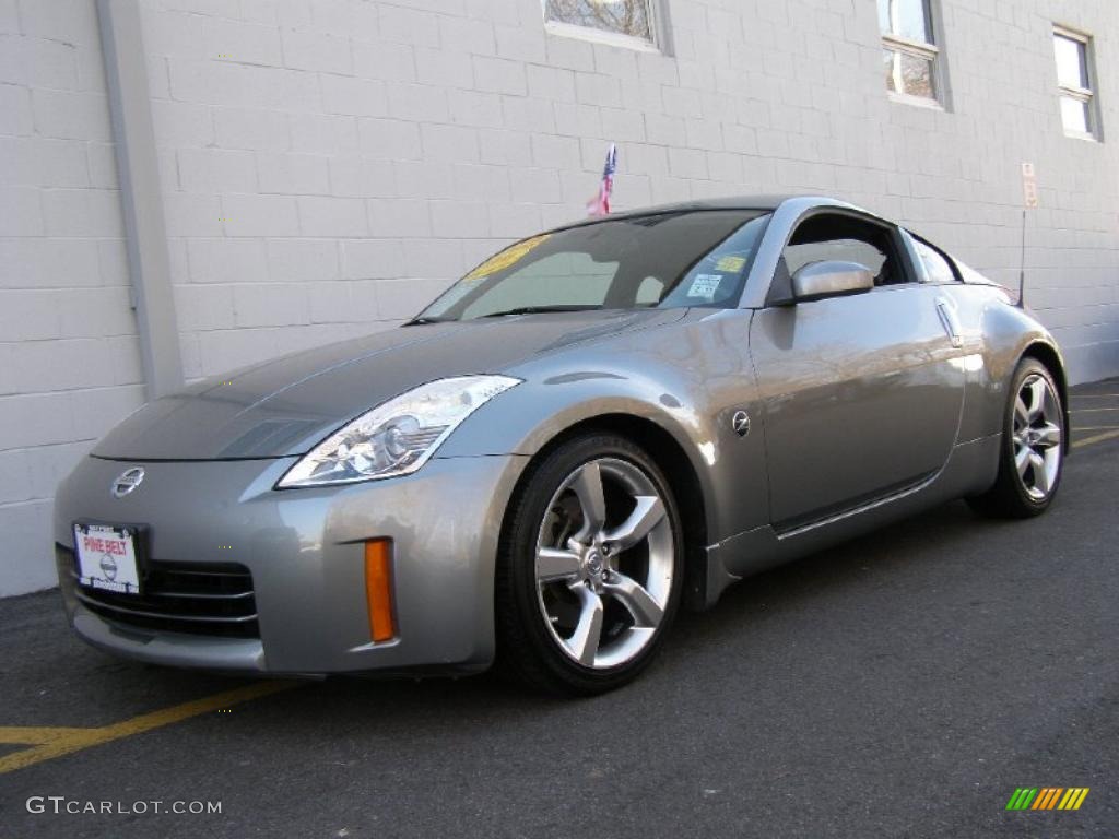 2006 350Z Touring Coupe - Silverstone Metallic / Charcoal Leather photo #1