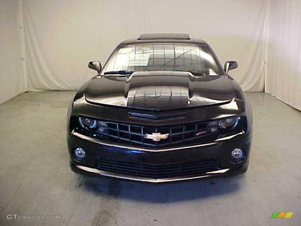 2011 Camaro SS/RS Coupe - Black / Black photo #2