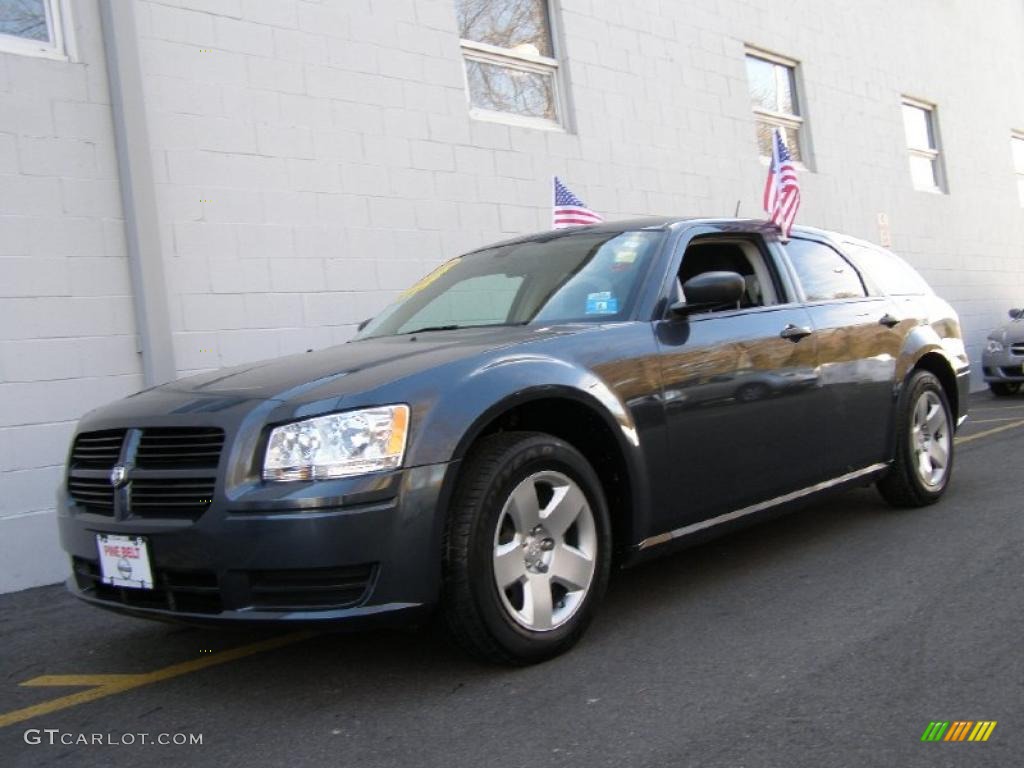 Dark Titanium Metallic Dodge Magnum