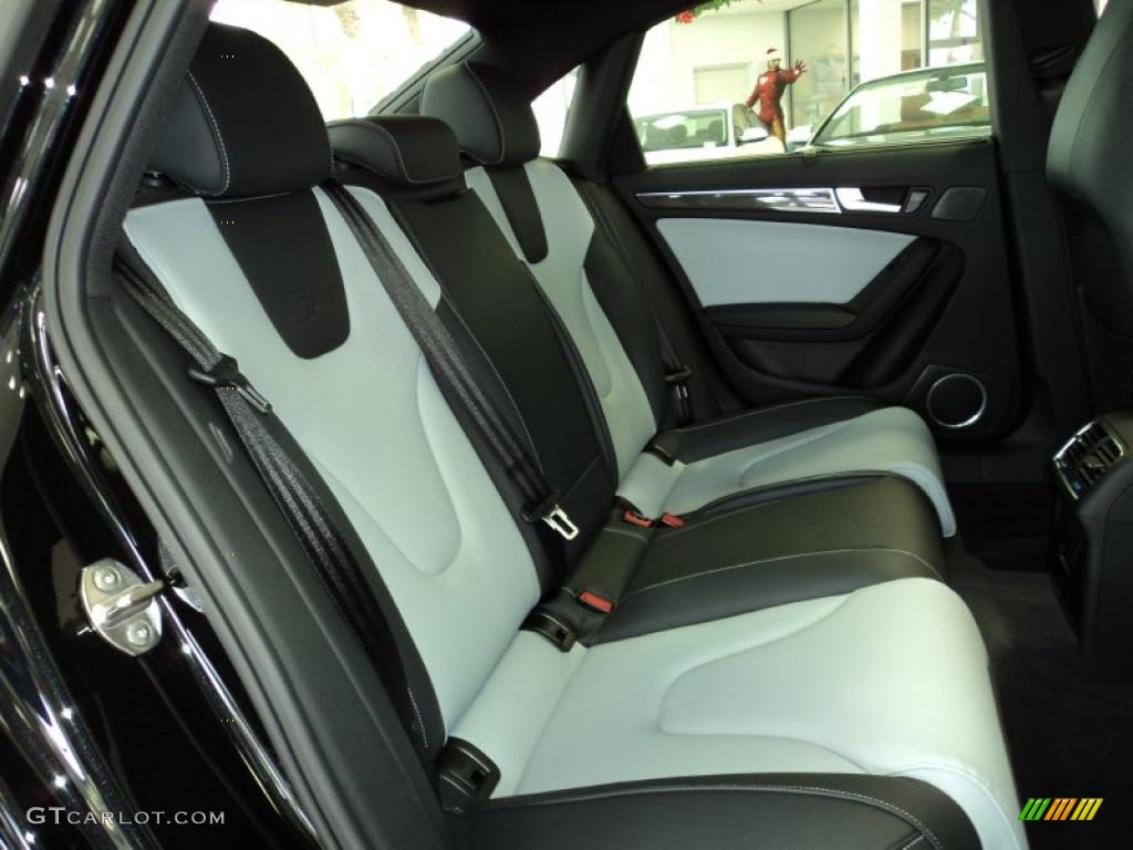 Black Interior 2011 Audi S4 3.0 quattro Sedan Photo #42511843