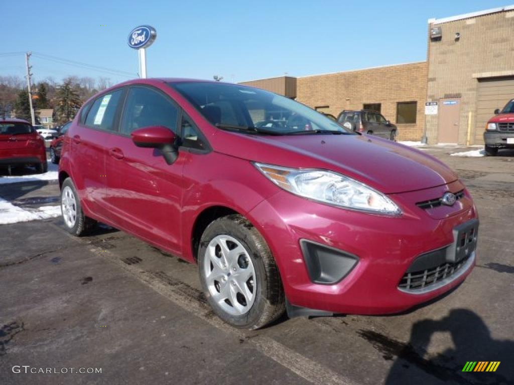 Bright Magenta Metallic Ford Fiesta