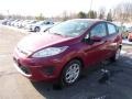 2011 Bright Magenta Metallic Ford Fiesta SE Hatchback  photo #5