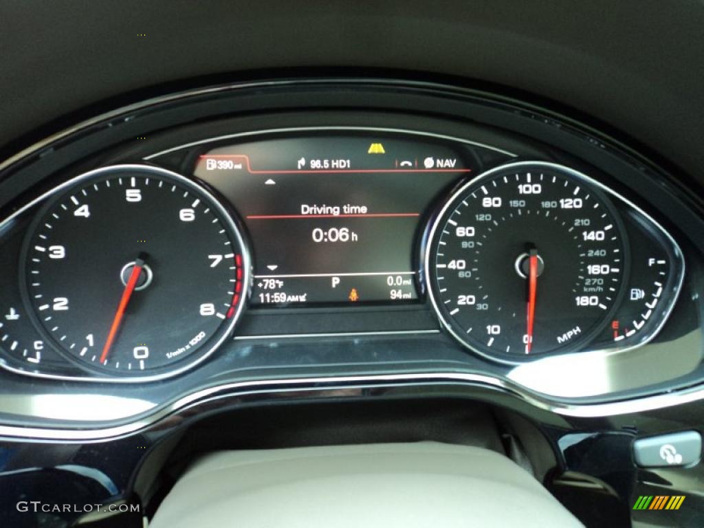 2011 Audi A8 L 4.2 FSI quattro Gauges Photo #42512319