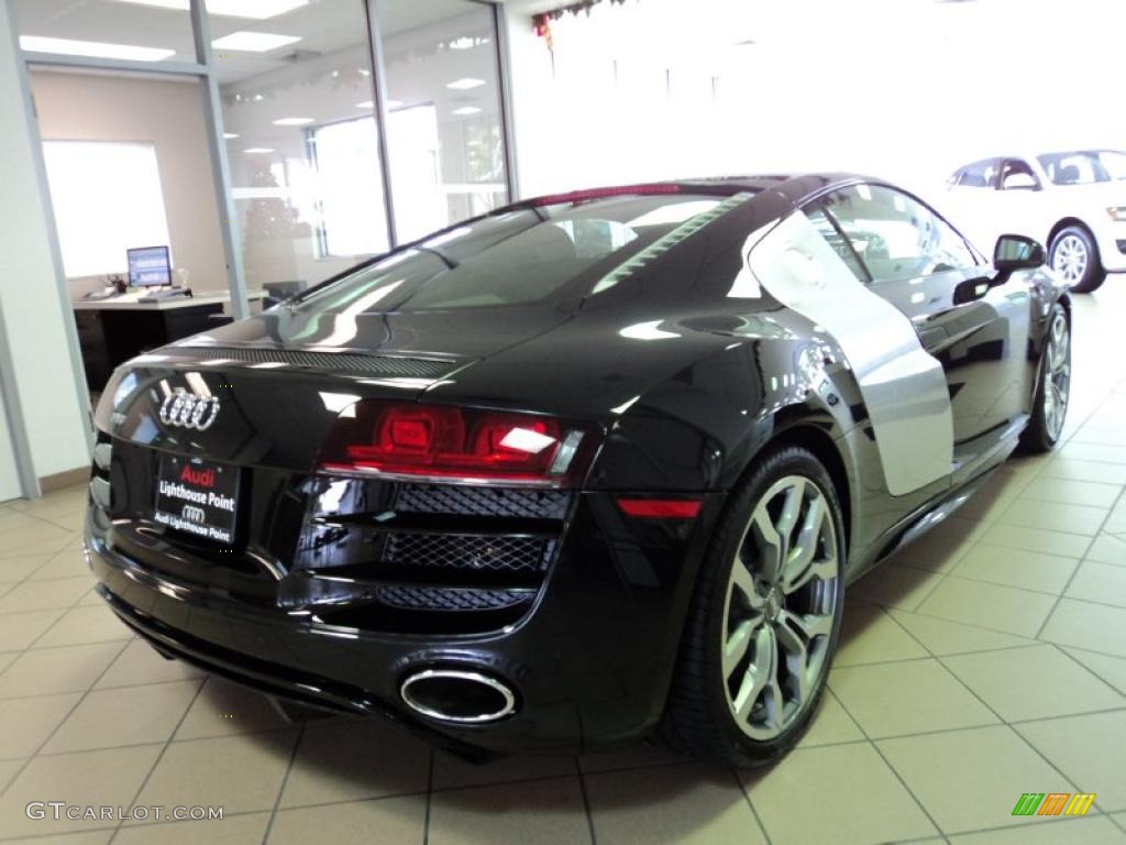 Phantom Black Pearl Effect 2011 Audi R8 5.2 FSI quattro Exterior Photo #42512479