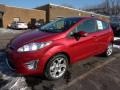 Red Candy Metallic 2011 Ford Fiesta SES Hatchback Exterior