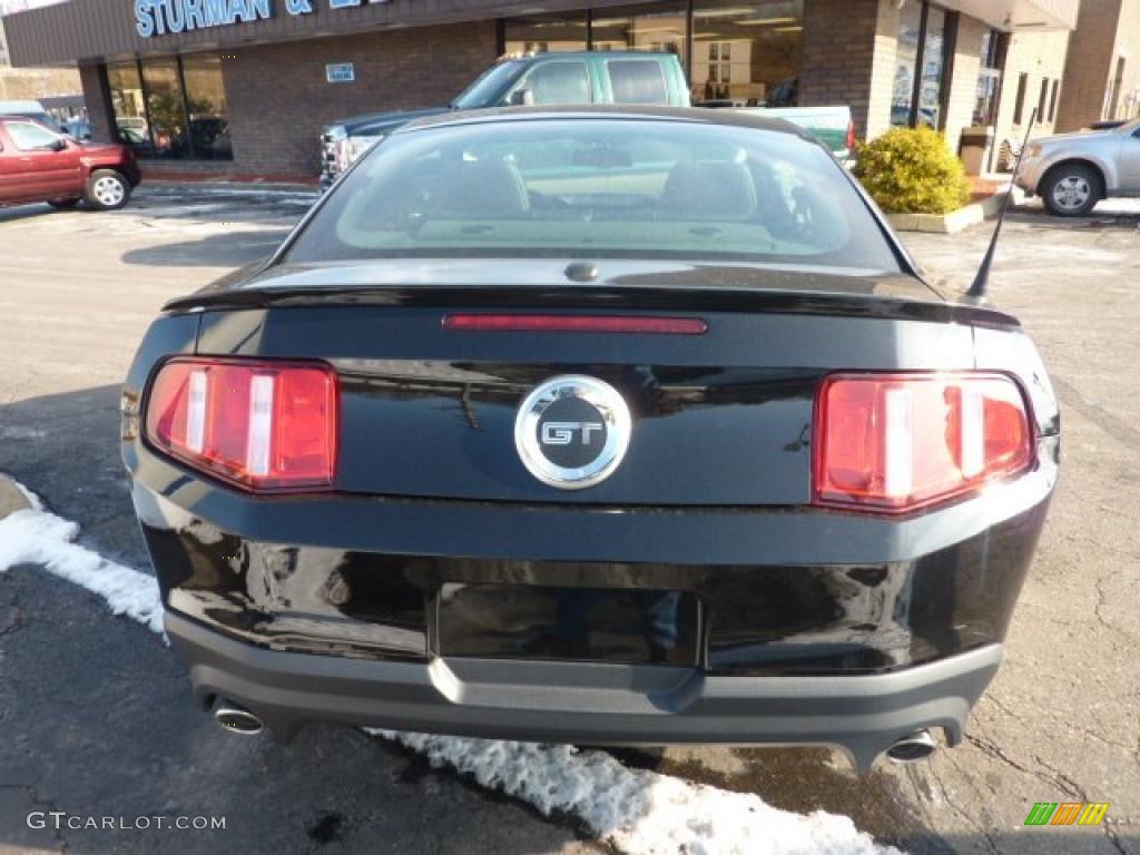 2011 Mustang GT Premium Coupe - Ebony Black / Charcoal Black/Cashmere photo #3
