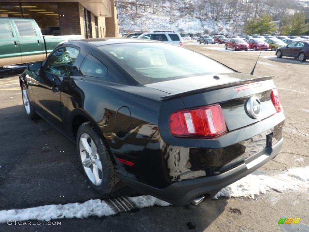 2011 Mustang GT Premium Coupe - Ebony Black / Charcoal Black/Cashmere photo #4