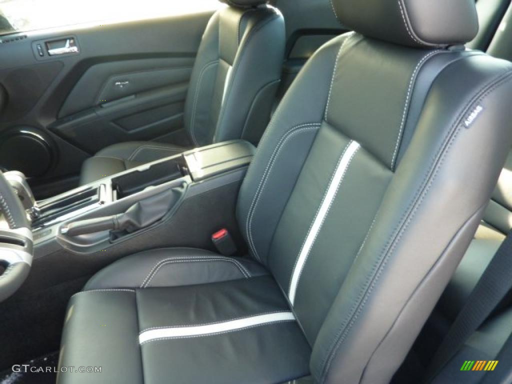 2011 Mustang GT Premium Coupe - Ebony Black / Charcoal Black/Cashmere photo #8